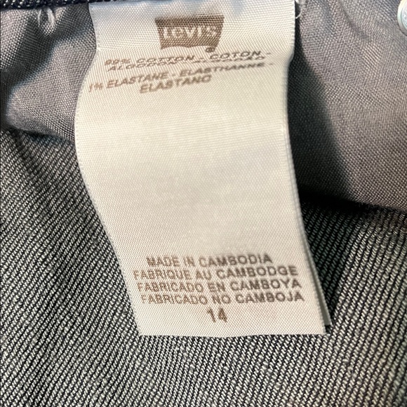 Levi's Classic Indigo Denim 542 Tilted Flare size 14 - Picture 8 of 12